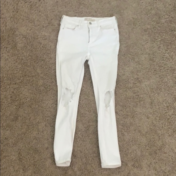 free people white skinny jeans
